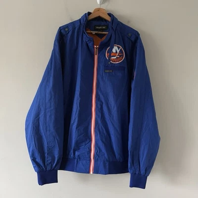 Members Only NY Islanders 2021-2022 Inaugural Season Member Jacket Mens 3XL - Image 1 of 4