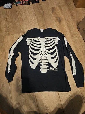 Rare Y2K Vintage Misfits Long Sleeve Skeleton 2006 Glow In The Dark Size XL - image 1 of 4