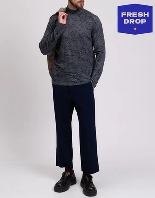 RRP€420 EMPORIO ARMANI Cashmere & Wool Jumper Size XL Multicolour High Neck - Imagem 1 de 4