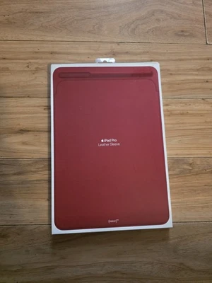 BRAND NEW & Authentic Apple iPad Pro 10.5” Leather Sleeve (Product)RED **RARE** - Image 1 of 2