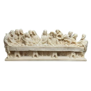 The Last Supper Resin 3D Statue Religious Apostle Jesus Holy Christian Decor 12" - Picture 1 of 14
