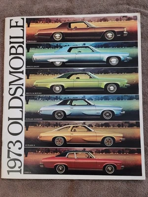 Catálogo de folletos de ventas Oldsmobile 1973 - Delta 88 Toronado Cutlass Supreme 98 Foto 1 de 3
