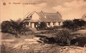 Congo Albertville Le Bureau du Territoire Vintage Postcard B274 - Picture 1 of 2