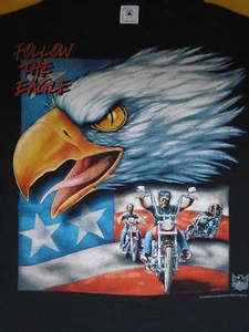 NEVER WORN 90s Vintage DAYTONA BIKE WEEK 3D T-Shirt XXL Biker Motorcycle HD - Picture 1 of 8