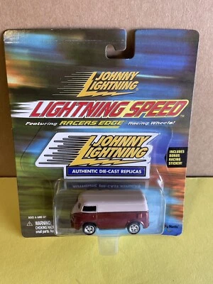 JOHNNY LIGHTNING - LIGHTNING SPEED - RACERS EDGE VOLKSWAGEN VW BUS VAN - Image 1 of 4