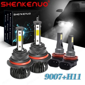 For Nissan Frontier 2005-2018 2019 Hi & Low Beam LED Headlight Fog Light Bulbs - Imagen 1 de 12