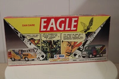 Corgi Comic Classics #98965 Eagle "Dan Dare" V.W. & Bedford CA Vans - Image 1 of 4