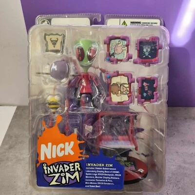 Figura de acción Invader Zim Nickelodeon Palisades NUEVA RARA SELLADA De colección 2004 Foto 1 de 4