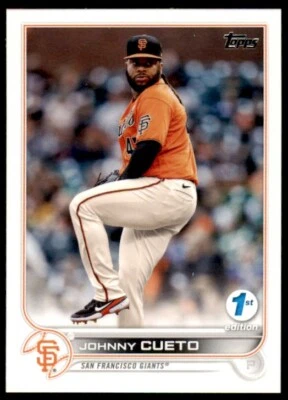 2022 Topps First 1st Edition #73 Johnny Cueto San Francisco Giants - Image 1 of 2