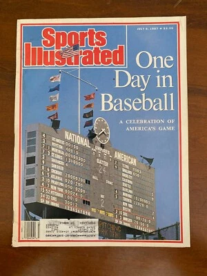 Sports Illustrated magazine July 6, 1987  One Day in Baseball  Wrigley Field - Image 1 of 3