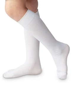 Jefferies Calcetines Mujer Nylon Blanco Vestido Hasta la Rodilla Pantalón Alto Calcetines Largos 1PK - Imagen 1 de 5