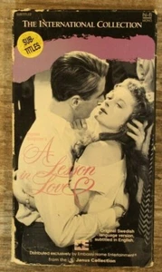 A lesson in love (VHS 1987)Rare*** - Picture 1 of 3