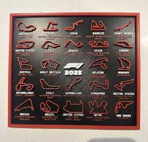 Formula 1 2025 calendar F1 - Picture 1 of 3