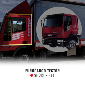 Decor Kit Decorazione Adesiva Eurocargo Tector Cabina Corta, Rosso - Imagen 1 de 1