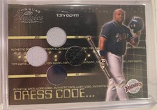 2003 Donruss Classics Dress Code #d /100 Tony Gwynn Hat Shoe Pants Quad Relic