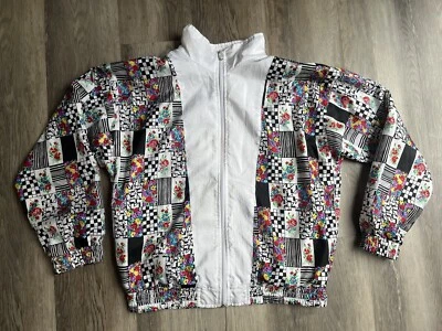 Chaqueta cortavientos de colección Lavon Cheerful Corp para mujer estampado floral talla S Foto 1 de 4