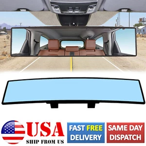 Car Interior Wide Anti Glare Rear View Mirror Babywatch Blindspot Safety 270mm - Picture 1 of 6