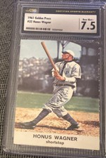 1961 Golden Press #32 Honus Wagner HOF Centered Iconic MVP Legend CSG 7.5 MLB