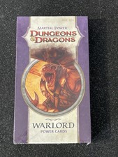 D&D Accessory Ser.: Martial Power - Warlord Power Cards : A 4th Edition D&D NEW!