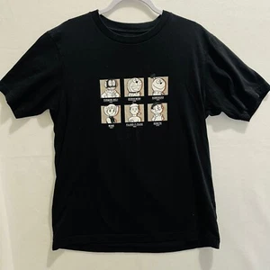 Camiseta Doraemon Fujiko F Fujio 90 Aniversario L Negra Uniqlo Perman Korosuke - Imagen 1 de 6