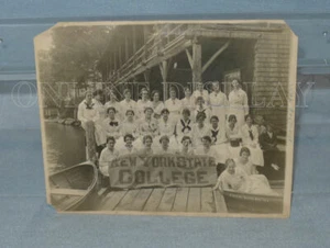 Antique Group Photo Girls of NEW YORK STATE COLLEGE, 1919, Named Subjects, 8x10 - Picture 1 of 4