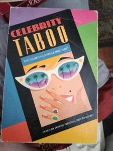 Vintage 1991 Celebrity Taboo Milton Bradley The Game Of Unspeakable Fun! - Picture 1 of 7