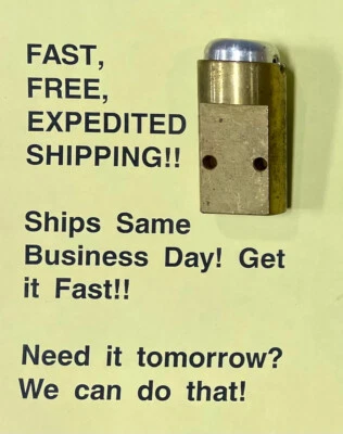 Versa BIK-2207 2-Way Valve, Stainless Steel Push/Cam Button; FREE FAST SHIPPING!