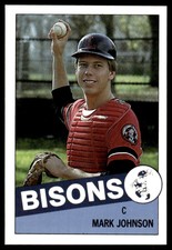 1986 David Lipscomb University Bisons Team Issue Mark Johnson #27