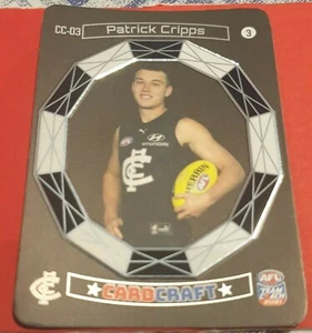 2021 team Coach Card Craft Patrick Cripps CC-03 #3 - Carlton Blues - Imagen 1 de 1