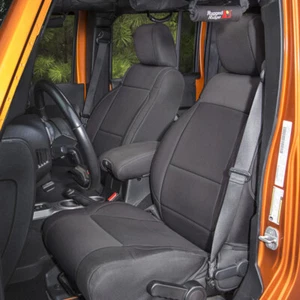 Rugged Ridge 13295.01 Seat Cover Kit for 07-10 Jeep Wrangler JK 4dr - Foto 1 di 5