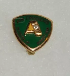 Air Cruisers Division of Garrett Corp. Service Pin 10k Yellow Gold with diamond - Picture 1 of 2