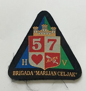 Ejército Croata 57ª Brigada "Marijan Celjak" Unidad Parche de Guerras Balcánicas - Imagen 1 de 1