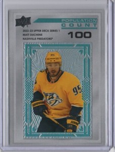 2022-23 Upper Deck Series 1 Population Count 100 Matt Duchene PC-11 - Predators