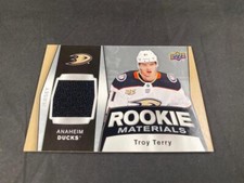 2018-19 UPPER DECK SERIES 2 HOCKEY TROY TERRY ROOKIE MATERIALS PATCH DUCKS