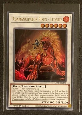 Adamancipator Risen - Leonite | MP21-EN230 | Ultra Rare | 1st Edition | YuGiOh - Image 1 of 3