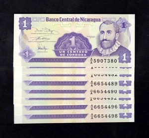 F.C. NICARAGUA , LOTE 20 UNIDADES 1 CENTAVO 1991 , S/C (UNC) , P.167 . - Imagen 1 de 2
