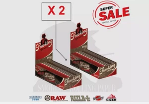 SMOKING CARTINE CORTE BROWN MARRONE SENZA CLORO DOPPIE 2X Scatola 3000 foglie - Zdjęcie 1 z 1