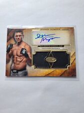 2018 Topps UFC Knockout Tier One Autograph Dual Relic Card Stephen Thompson /99