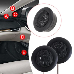 2Pcs 120W 12V Mini Car Dome Tweeter Speaker Loudspeaker Audio Auto Sound Speaker - Picture 1 of 12