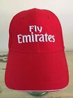 FLY EMIRATES - NWT Red Adjustable Microfiber Golf Hat, Arsenal Soccer Football