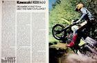 1979 Kawasaki KDX 400 Motorcycle Dirt Road Test - 6-Page Vintage Article
