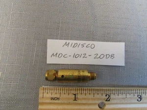 Midisco SMA M-F Attenuator MDC-1012-20dB - 20dB RF Microwave - Picture 1 of 1