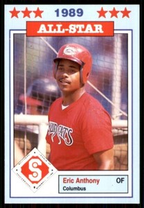 1989 Jennings Southern League All-Stars Eric Anthony Columbus Mudcats #3