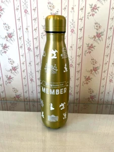 Disney Vacation Club New Member Gold Water Bottle Stainless 2022 NWOT - Picture 1 of 12