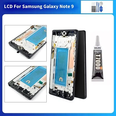 TFT For Samsung Galaxy Note 9 LCD Display Touch Screen Digitizer Assembly +Frame - Image 1 of 4