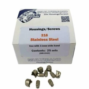 Carcasas y tornillos multibanda Jubilee 316 acero inoxidable 11 mm MB1903 - Imagen 1 de 13