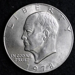 1978 EISENHOWER IKE DOLLAR B025 - Picture 1 of 2