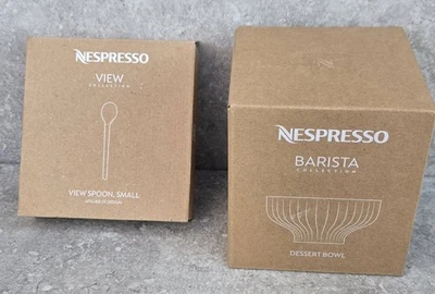 Juego de 6 cucharas de café espresso Nespresso View 2 cuencos Affogato Desert ENVÍO GRATUITO EN EE. UU. Foto 1 de 4