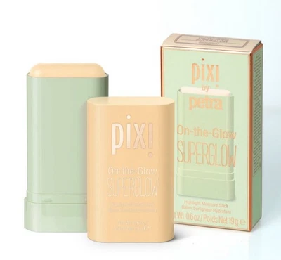 PIXI On The Glow Superglow Highlight Barra de humedad DORADO rubor Foto 1 de 2