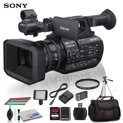 Sony PXW-Z190V 4K XDCAM Camcorder With Tripod, Padded Case, LED Light, 64GB - Image 1 of 4